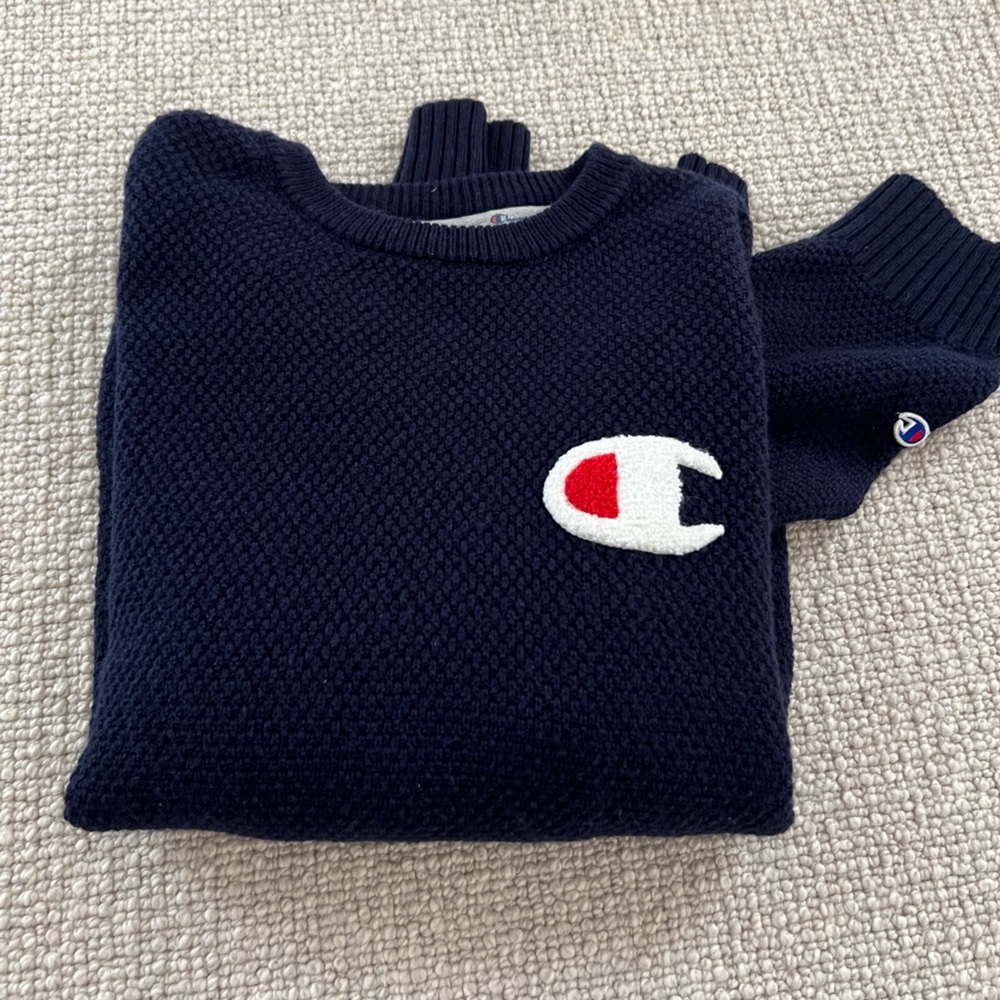 Vintage Champion Knit Sweater - XL